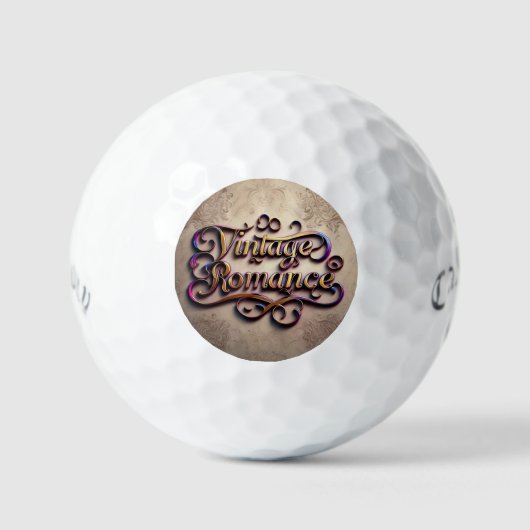 "Voor altijd  charme" Golfballen (Voorkant)