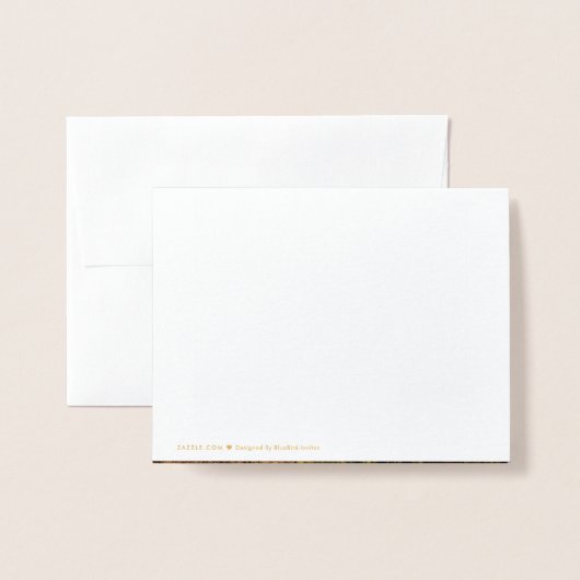 Voor altijd dankbaar Chic bruiloft Dank u Foto Folie Kaarten (Met envelop)