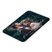 Voor altijd dankbaar | Dank u bruiloft foto magnee Magneet (Linkerzijde)