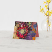 Voor altijd dankbaar kaart (Gele Bloem)