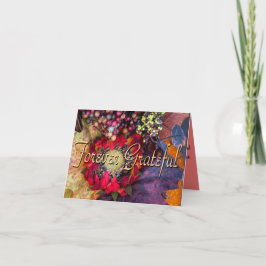 Voor altijd dankbaar kaart