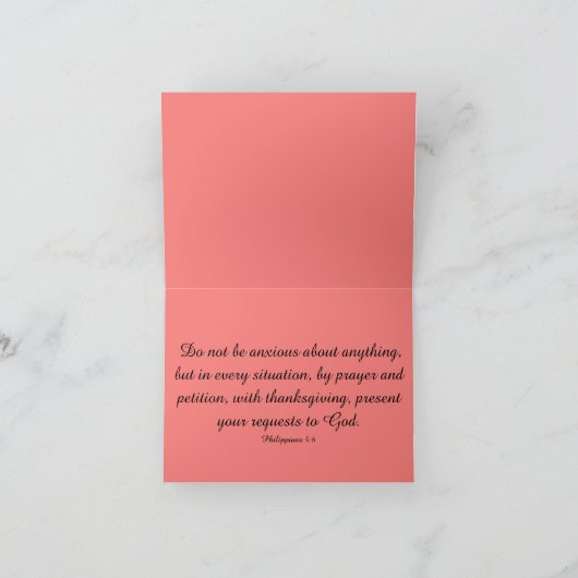 Voor altijd dankbaar kaart (Binnen)