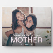 Voor altijd dankbaar voor je moeder cadeau foto Ke Fotoplaat (Voorkant)
