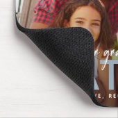 Voor altijd dankbaar voor je vader foto Keepsake Muismat (Hoek)