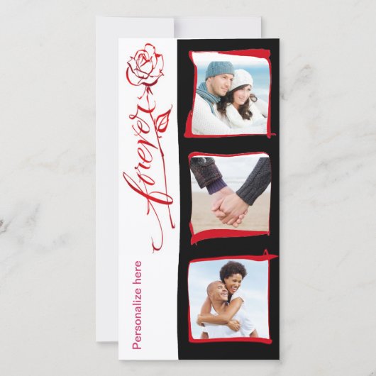 Voor altijd de Kaart van de Foto van het Jubileum (Voorkant)