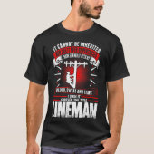 Voor altijd de titel Lineman Tshirt (Voorkant)