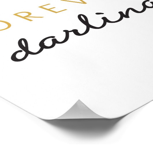 Voor altijd donkerder - kunstafdrukken poster (Hoek)