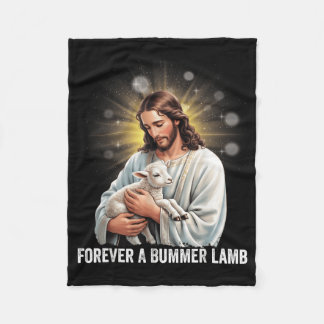 Voor altijd een Bummer Lam, Lam Jezus Christelijke Fleece Deken