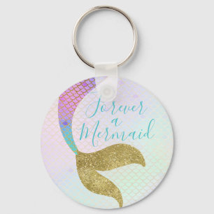 Voor altijd een Mermaid Sleutelhanger Party Favor
