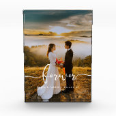 Voor altijd elegant ontwerp overlay bruiloft fotoblokken (Voorkant)