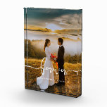 Voor altijd elegant ontwerp overlay bruiloft fotoblokken<br><div class="desc">Laat je favoriete bruiloft afbeeldingen zien met dit moderne fotoblok,  met het woord Forever in een prachtige tekstoverlay. U kunt de kleur en de grootte van de tekst eenvoudig aanpassen aan uw afbeelding.</div>