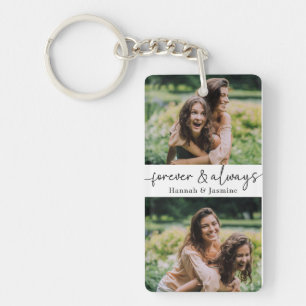 Voor altijd en altijd BFF Best Friends Custom Phot Sleutelhanger