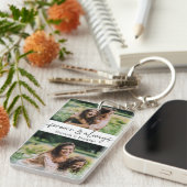 Voor altijd en altijd BFF Best Friends Custom Phot Sleutelhanger (Voorkant Rechts)