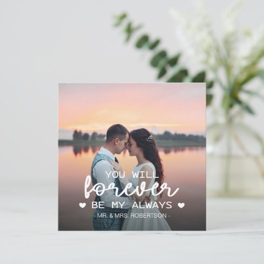 Voor altijd en altijd de Valentijn van de douanefo (Staand voorkant)