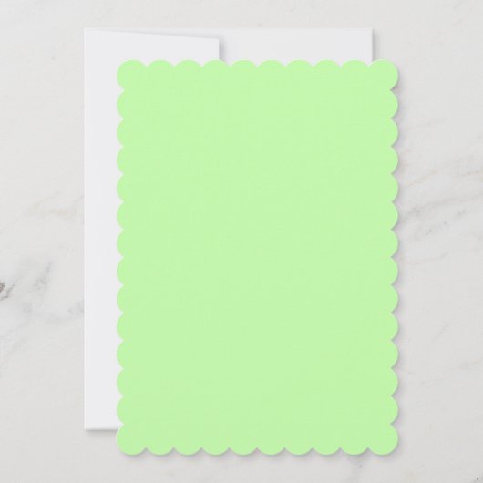 Voor altijd en altijd Green Ribbon Banner bruiloft Kaart (Achterkant)