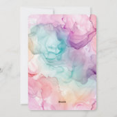 Voor altijd en altijd is het met grote vreugde feestdagenkaart (Achterkant)