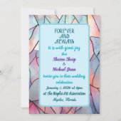 voor altijd en altijd is het met grote vreugde kaart (Voorkant)