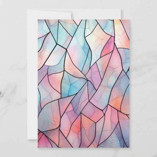 voor altijd en altijd is het met grote vreugde kaart (Achterkant)