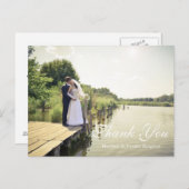 Voor altijd en altijd | Silhouet van Liefde Dank U Briefkaart (Voorkant / Achterkant)