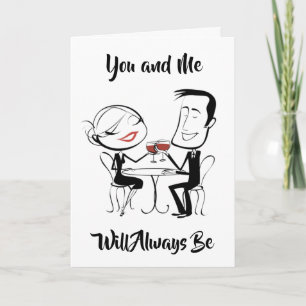 ***VOOR ALTIJD EN ALWAYS**** JOU EN MIJ LIEFDE KAA FEESTDAGEN KAART