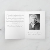 Voor altijd en een dag - Angel Memorial Kaart (Binnen)