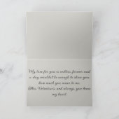 Voor altijd en een dag feestdagen kaart (Binnen)