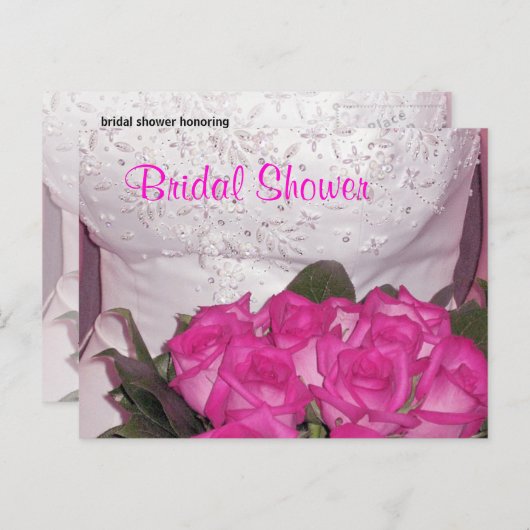 Voor altijd en een dag uitnodiging briefkaart (Voorkant / Achterkant)