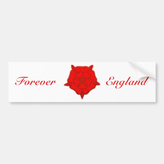 Voor altijd Engeland Bumpersticker (Voorkant)