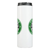 Voor altijd gamer, persoonlijke naam afdrukken thermosbeker (Achterkant)