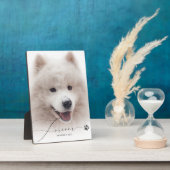 Voor altijd | Geheugen huisdier aangepaste foto ho Fotoplaat (Zijkant)