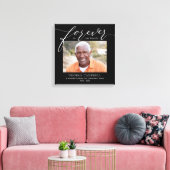 Voor altijd Geliefd Bewerkbare Kleur Custom Wrappe Canvas Afdruk (Insitu (Woonkamer))