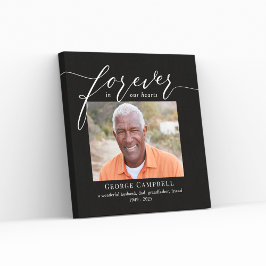 Voor altijd Geliefd Bewerkbare Kleur Custom Wrappe Canvas Afdruk