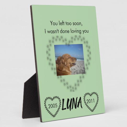 Voor altijd geliefde lymfoom bewustzijnstributuut fotoplaat (Zijkant)