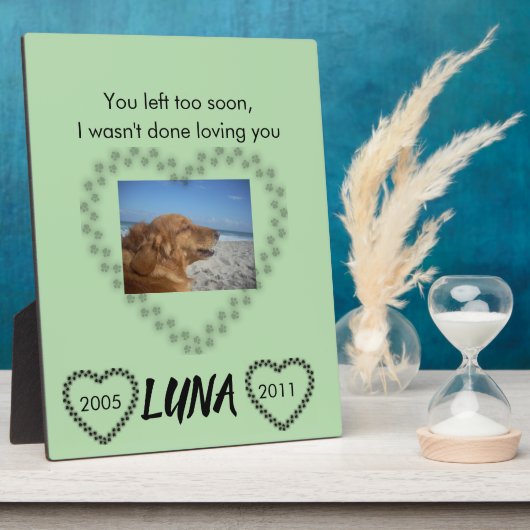 Voor altijd geliefde lymfoom bewustzijnstributuut fotoplaat (Zijkant)