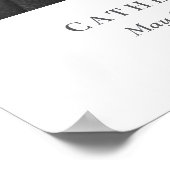 Voor altijd geliefde script levensviering rouwplec poster (Hoek)
