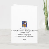 Voor altijd Gelukkig Wenskaart Kaart (Achterkant)