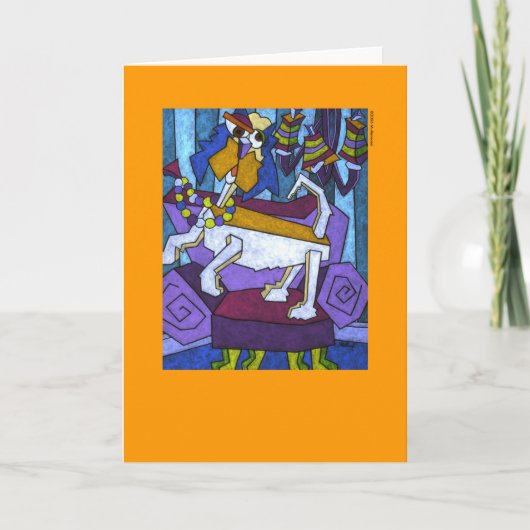 Voor altijd Gelukkig Wenskaart Kaart (Voorkant)