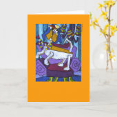 Voor altijd Gelukkig Wenskaart Kaart (Gele Bloem)