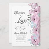 Voor altijd in de Uitnodiging van het Huwelijk van (Voorkant / Achterkant)