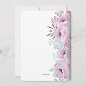 Voor altijd in de Uitnodiging van het Huwelijk van (Achterkant)