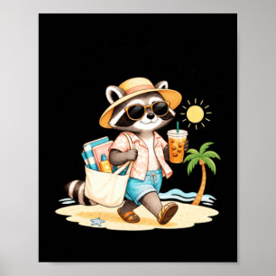Voor altijd in de zomervakantie Pensioen Wasbeer Z Poster