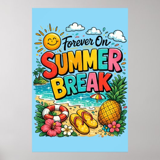 Voor altijd in de zomervakantie Poster (Voorkant)