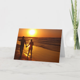 Voor altijd in de zon bedankkaart