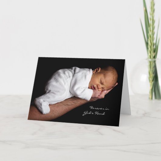 Voor altijd in Gods hand (Nieuwe Baby) Kaart (Voorkant)