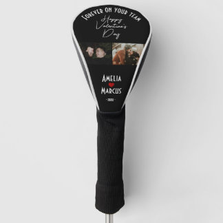 Voor altijd in je team Valentijnsdag 2 foto's  Golfheadcover