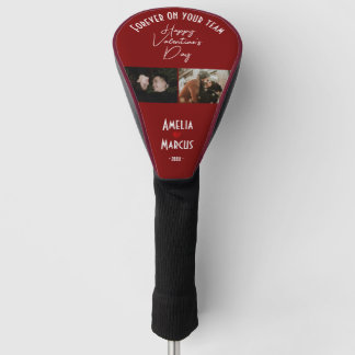 Voor altijd in je team Valentijnsdag 2 foto's Golfheadcover
