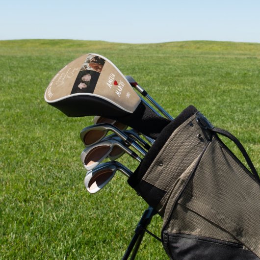 Voor altijd in je team Valentijnsdag 2 Foto's Golfheadcover (Insitu)