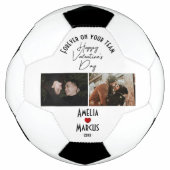 Voor altijd in je team Valentijnsdag 2 Foto's Voetbal (Voorkant)