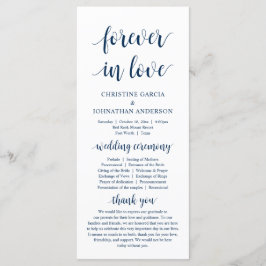 Voor altijd in liefde, Modern Wedding Ceremonie, N Programmakaart