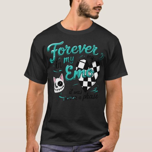 Voor altijd in mijn emo-tijdperk t-shirt (Voorkant)